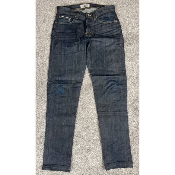 Naked & Famous Denim Other - Naked & Famous Jeans‎ Mens 30 Weird Guy Twill Selvedge Dark Wash Button Fly Slim